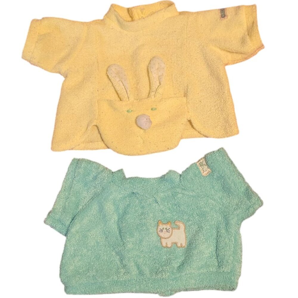 Vintage Cabbage Patch Kids Shirts Bunny Rabbit‎ Cat Official Licensed Bundle 2